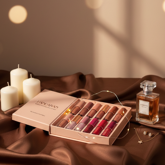 Endless Matte Glow — 12-Shade Premium Liquid Lipstick Set