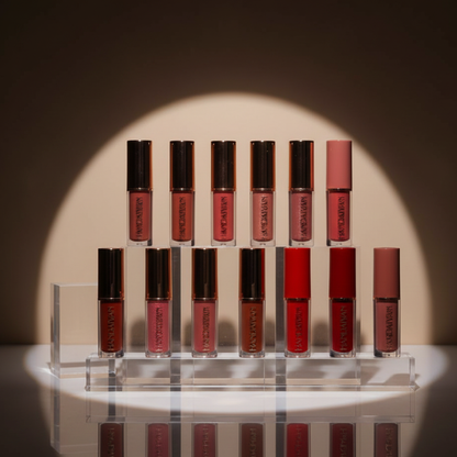 Endless Matte Glow — 12-Shade Premium Liquid Lipstick Set